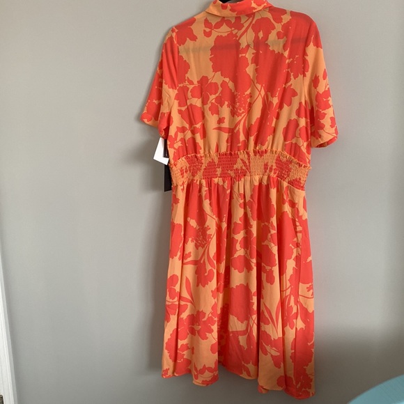 NWT Halogen Atlantic Pacific Coral Cathy Dress - Picture 5 of 8